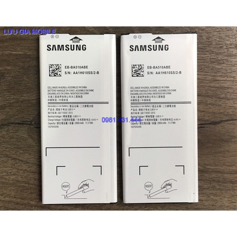 Pin Samsung Galaxy A5 2016 A510 zin công ty