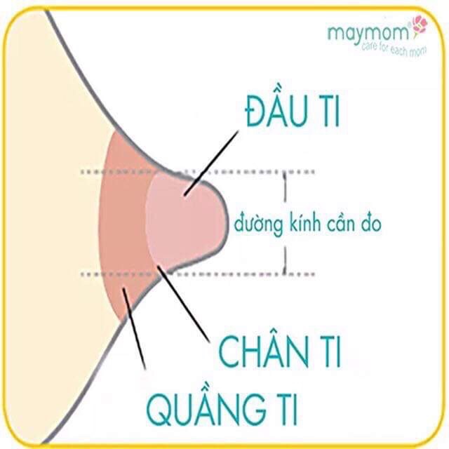 Phễu và cổ phễu rời hãng Maymom dùng cho máy Spectra, Avent...( Giá 1 chiếc )