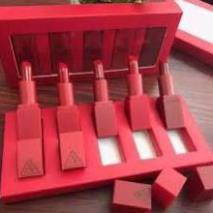 Set Son 3CE Red Recipe Mini Lip Kit (Set 5 Cây) . $