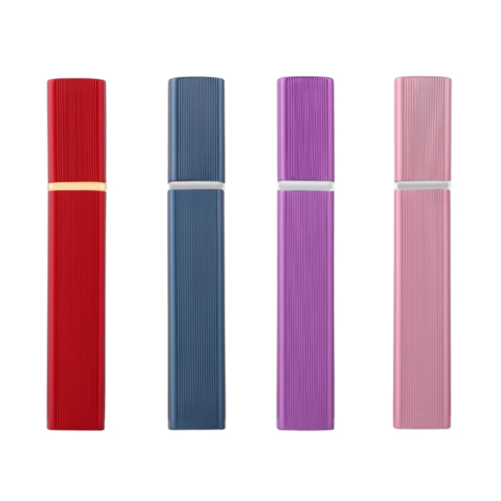 Chai Chiết Nước Hoa Vuông 12ml Loại Lọ Chai To Nhôm Nhám Nhiều Màu VECOM