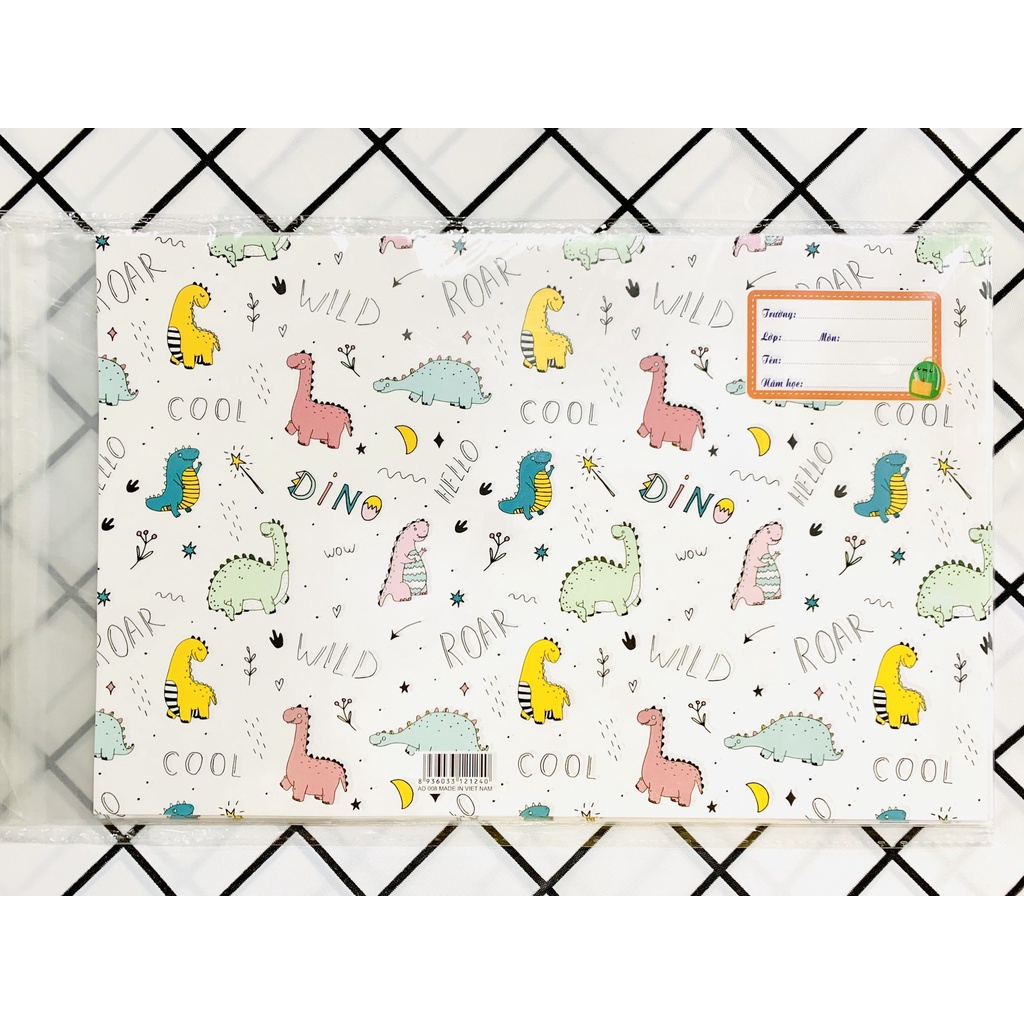 SỈ 50 xấp (500 tờ) bìa bao tập mẫu ngẫu nhiên