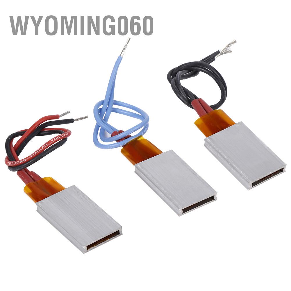 Wyoming060 AC / DC 12V Nhiệt độ vỏ nhôm Tấm sưởi bằng gốm làm nóng nhiệt không đổi