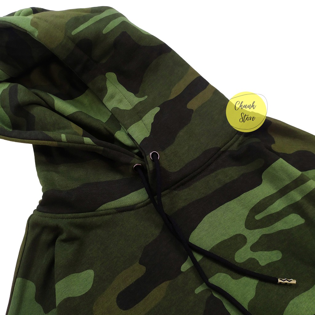 Áo Hoodie Camo Nam Nữ Form Rộng