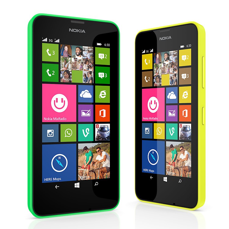 [Mã ELMS5 giảm 7% đơn 300K] Điện Thoại NOKIA Lumia 630 Cảm Ứng WiFi 3G Nguyên Zin 1 Sim