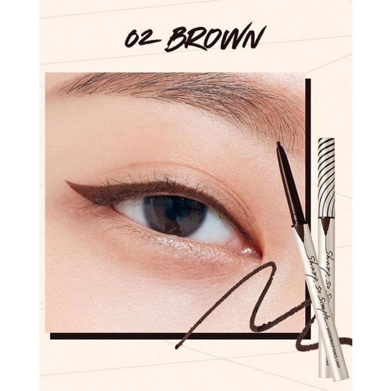 Chì Sáp Kẻ Mắt Chống Nước CLIO Sharp So Simple Water Proof Pencil Liner - MYA Cosmetics