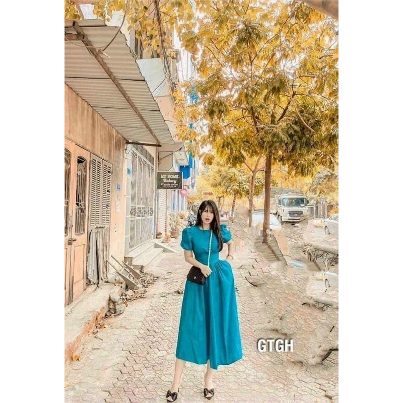 VÁY THÔ DÀI BO EO BASIC SIÊU XINH | BigBuy360 - bigbuy360.vn