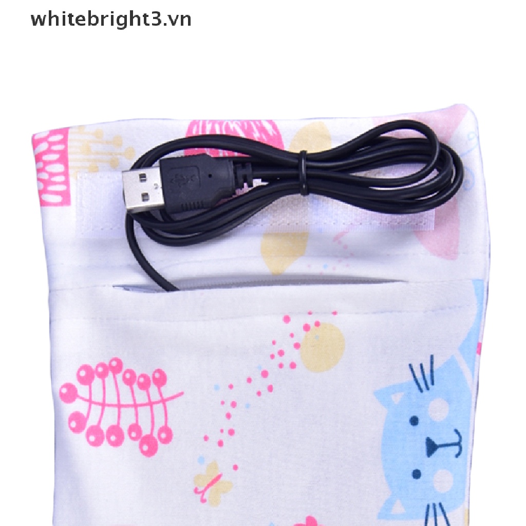 Máy Sưởi Bình Sữa Sạc Usb Kèm Túi Đựng Mềm Mại Tiện Dụng