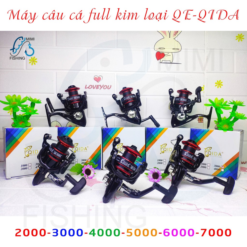Máy câu cá Full Kim Loại QE-QIDA 3000