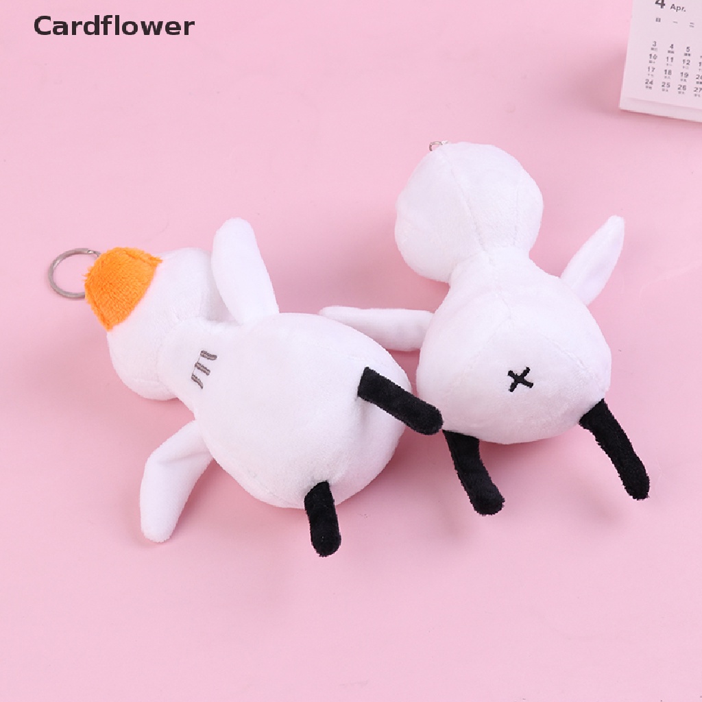 < Cardflower > Móc Khóa Xe Hơi / Túi Xách Hình Vịt Nhồi Bông Đáng Yêu Dành Cho Cặp Đôi