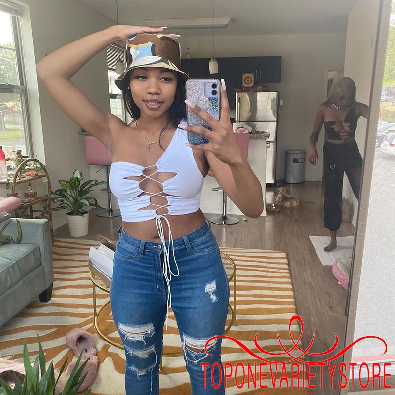 Áo Croptop Lệch Vai Màu Trơn Gợi Cảm Cho Nữ | BigBuy360 - bigbuy360.vn