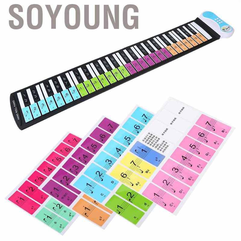 Nhãn dán phím đàn piano 88 tiện dụng bền bỉ