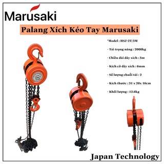 Palang xích marusaki hsz 2t-3m/5m