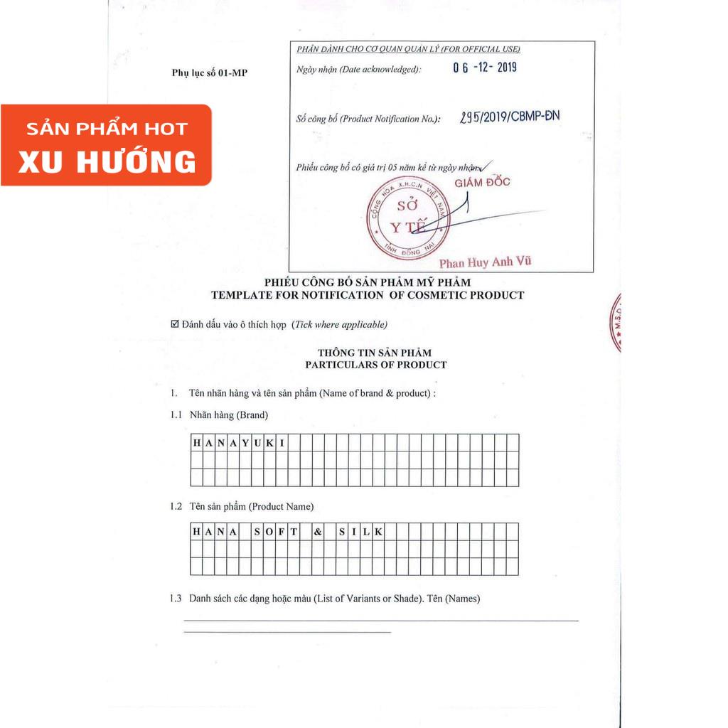 Sỉ- Dung dịch vệ sinh nam nữ màu hồng &amp; xanh Hanayuki VB Soft Silk chính hãng 150g - Hanayukivietnam