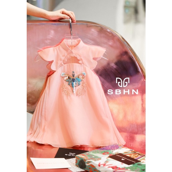 Váy Tiếu Thư organza Hồng Cho Bé - Váy Trẻ Em