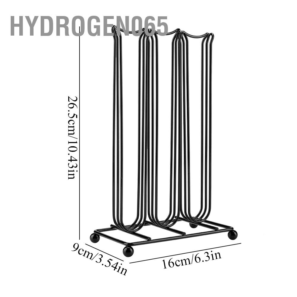 Giá đỡ đựng 42 viên nén pha cà phê bằng sắt mạ chrome màu đen