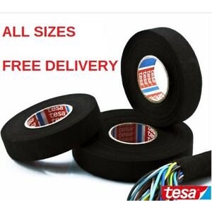 5 cuộn băng keo vải quấn dây điện Tesa 51608 19mm x 25m chuyên dùng cho ô tô, xe máy....