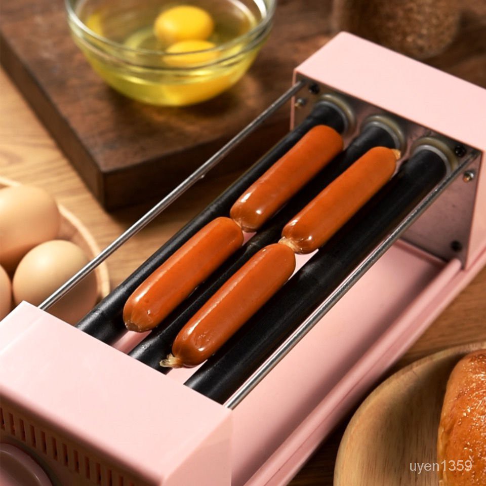 LRKNhà Máy Xúc Xích Để Bàn Nhỏ Hot Dog Mini Ký Túc Xá Tạo Tác Ăn Sáng Đa Năng Máy Xúc Xích pXIK