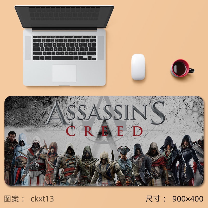 Tấm Lót Chuột Và Bàn Phím Cỡ Lớn Dày In Hình Assassin's Creed Odyssey