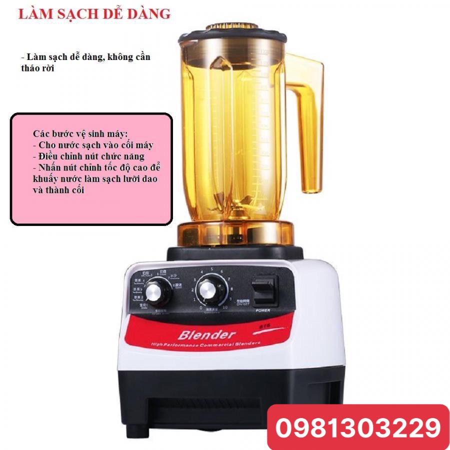 Máy Đảo Trà Blender 816 Có 1 Cối Đảo Trà 1 Cối Phụ Tự Chọn ( Cối đảo trà, Cối xay sinh tố, Cối ủ trà, Cối tạo bọt)