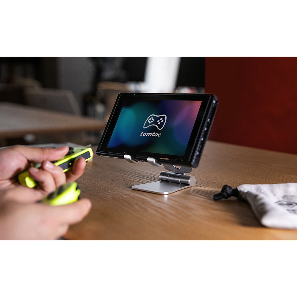 Giá Đỡ Tomtoc USA Alumium Đa Góc For iPad Mini/iPhone/Smartphone - Hàng Chính Hãng
