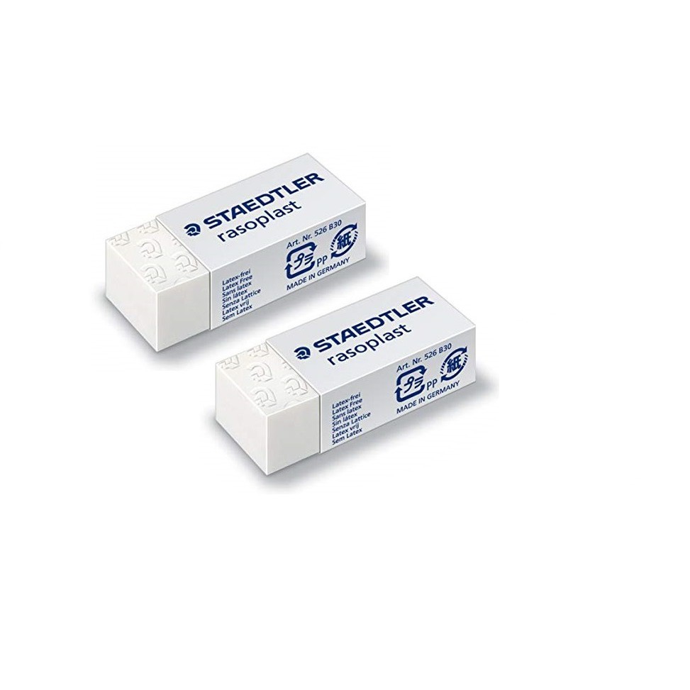Vỉ 2 tẩy chì cao cấp STAEDTLER 526B  chính hãng