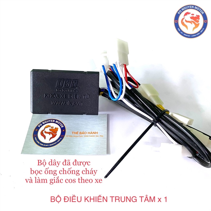 BỘ KHÓA CHỐNG TRỘM XE MÁY IKY FOUND 2023