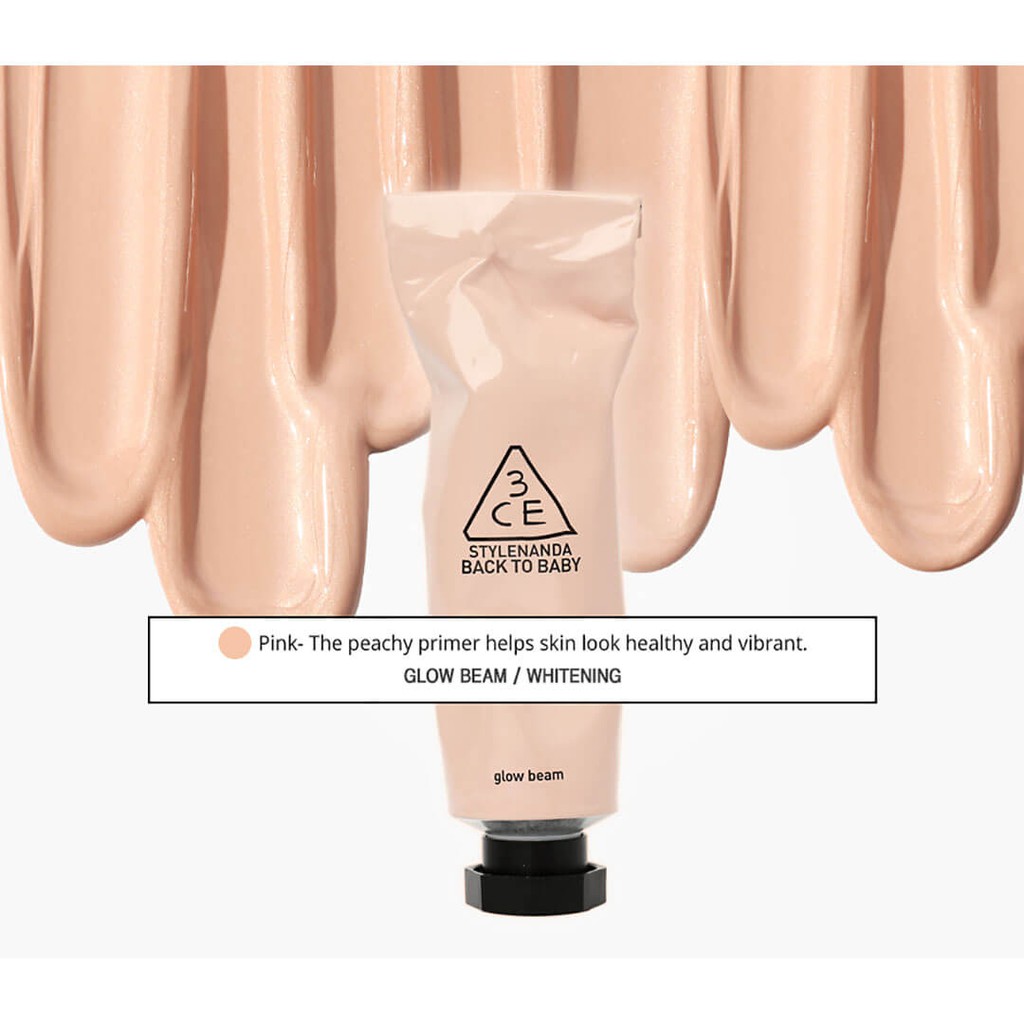 [Hàng mới về] Tuýp kem lót 3CE thể tích 30ml có 2 màu tùy chọn | BigBuy360 - bigbuy360.vn