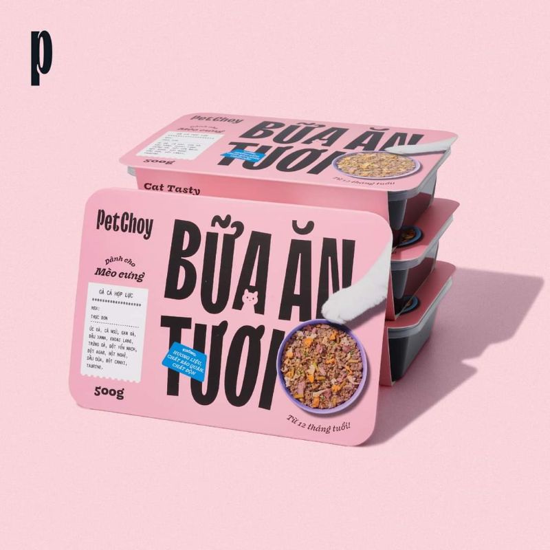 Pate tươi petchoy cho thú cưng