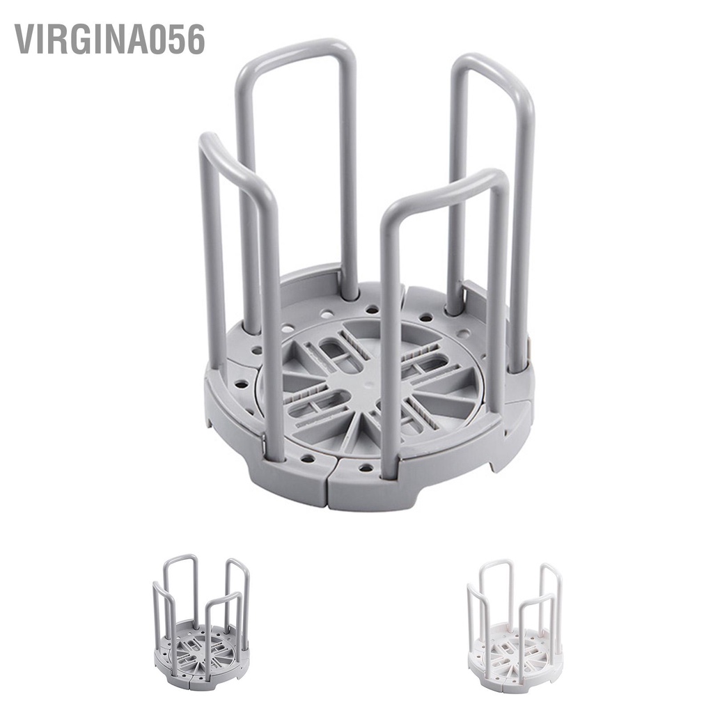 Virgina056 Giá đựng bát có thể thu vào bằng nhựa lưu trữ thoát nước đơn giản cho đũa nhà bếp