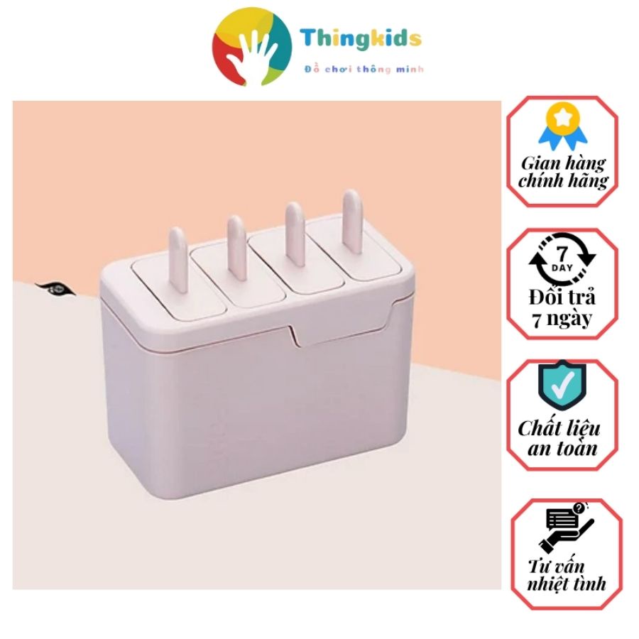 Khuôn làm kem 4 ngăn tiện lợi, xinh xắn giúp giải nhiệt mùa hè - Thingkdis