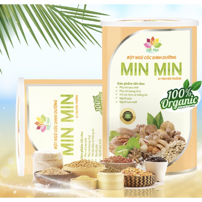 Ngũ cốc Lợi Sữa 29 hạt cao cấp Min Min mẫu mới - ngũ cốc chính hãng - ngũ cốc dinh dưỡng cho bà bầu | Thế Giới Skin Care
