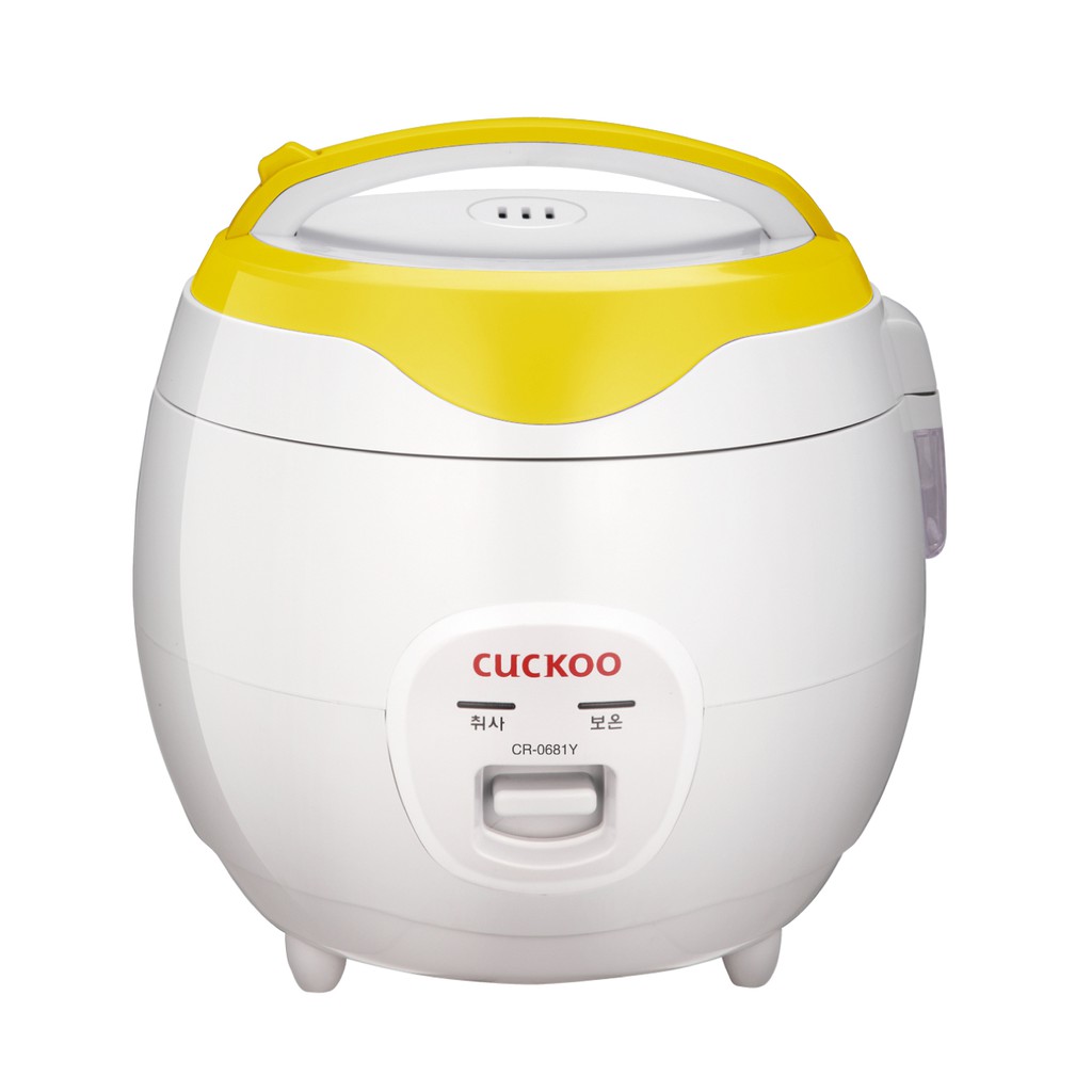 Nồi cơm điện Cuckoo 1.08 lít CR-0681Y - Lòng nồi chống dính - nội địa Hàn Quốc - Hàng chính hãng Cuckoo Việt Nam