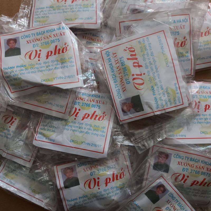 100 Gói Gia Vị Phở Bò Bách Khoa