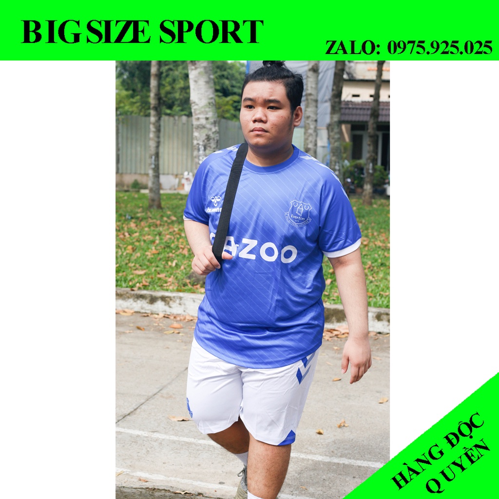 Bộ quần áo bóng đá everton size bự to cho người mập ú, quần áo thể thao big size - YESSPORT