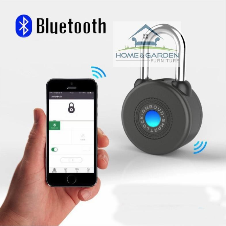 Ổ khóa thông minh cao cấp 2018 Home And Garden Smart Lock Bluetooth điều khiển bằng ứng dụng Android/IOS