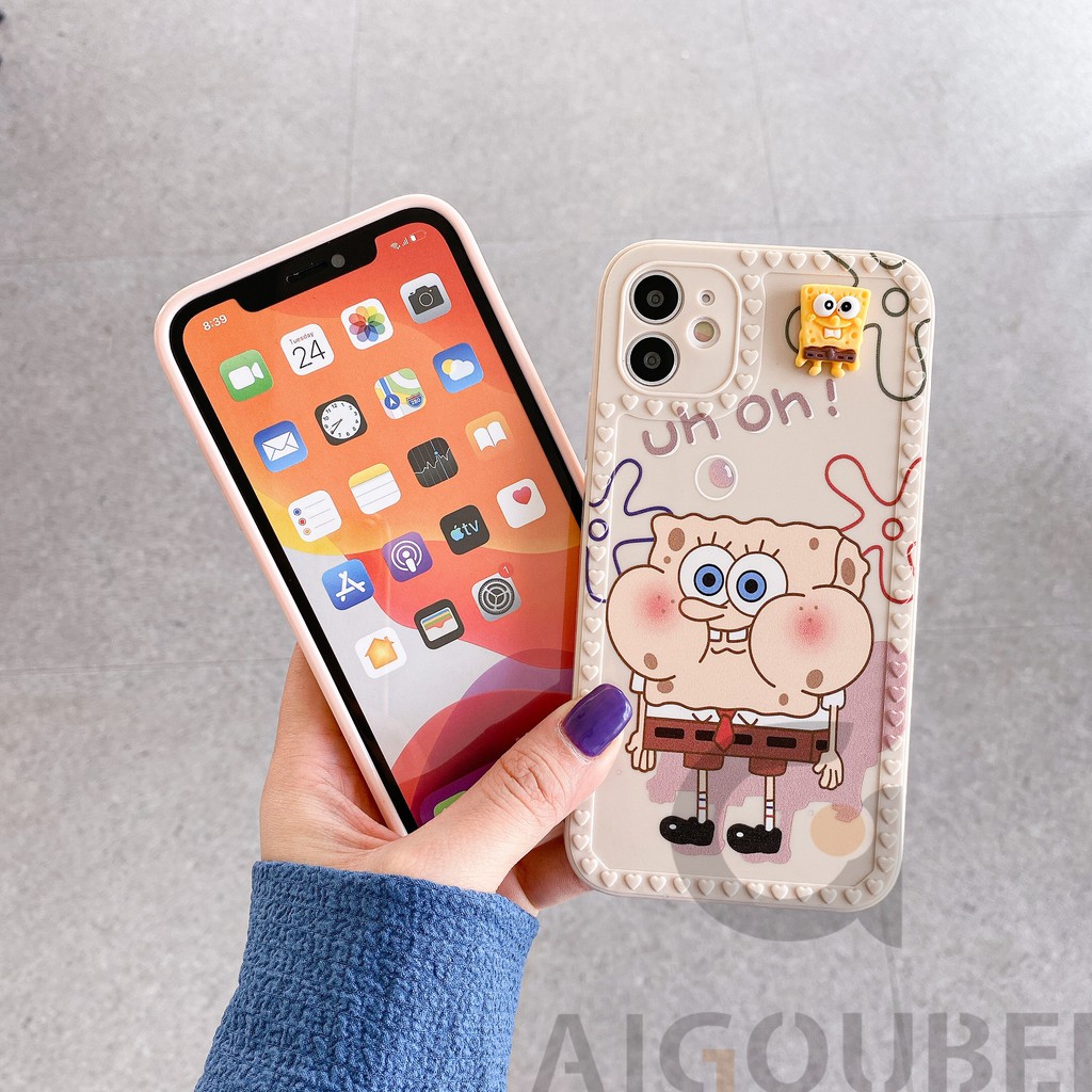 Ốp Điện Thoại Silicon Mềm Họa Tiết Trái Tim Và Haibao Vs Pai Cho Iphone 12 11 Pro Max Xs Max Xr 8 7 Silicone