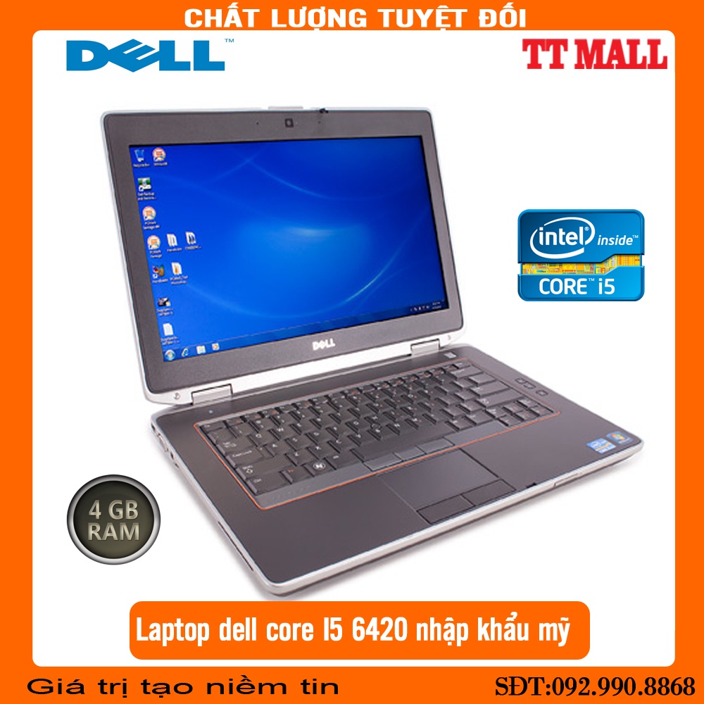 Laptop Dell Latitude E6420 core I5 ram 4G ổ SSD 128G Nhập khẩu Mỹ Nguyên chiếc | WebRaoVat - webraovat.net.vn