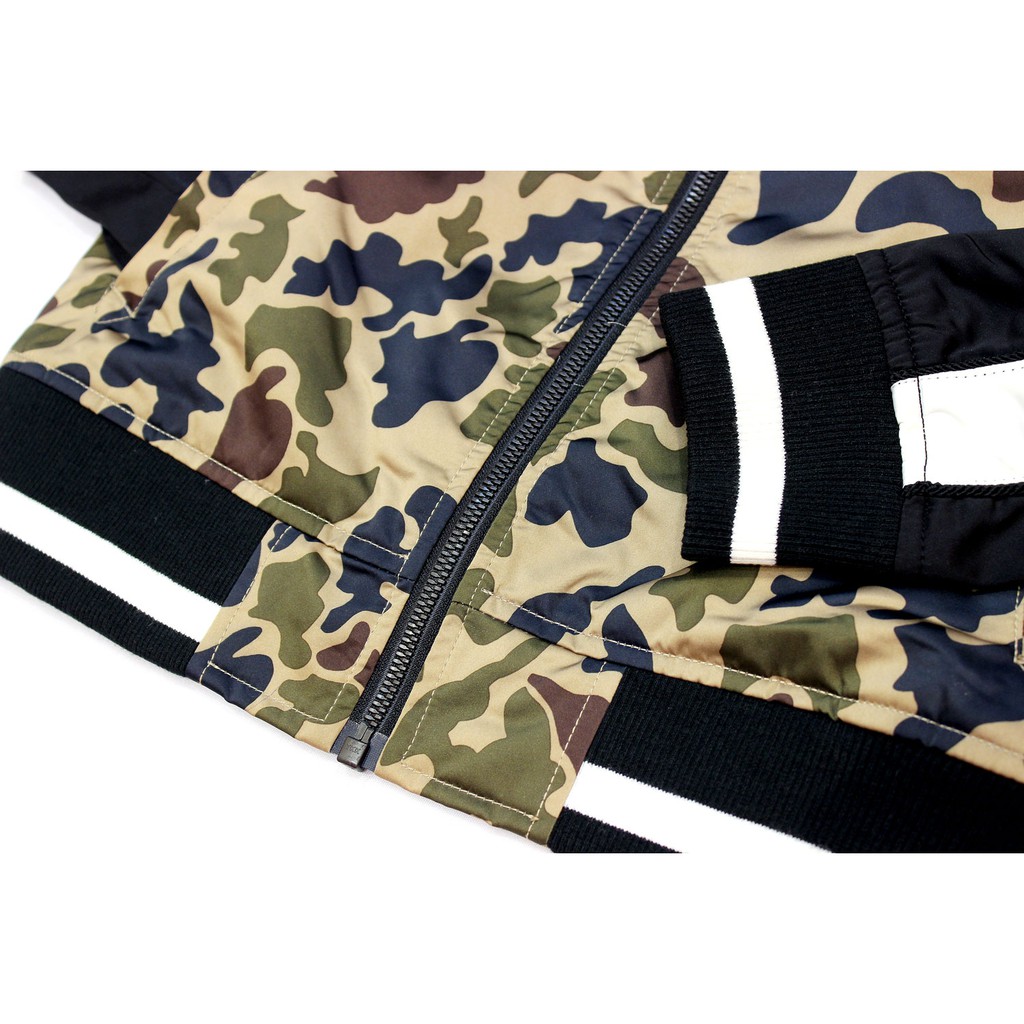 Áo khoác Converse Satin Baseball Jacket Camo 10002400_274