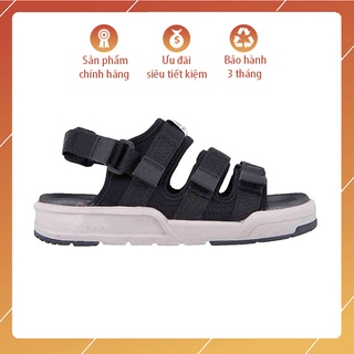 Sandal Vento nam nữ chính hãng SD-1001 màu đen ghi Black L.Grey, Dép quai sau tháo rời đi học, đi làm