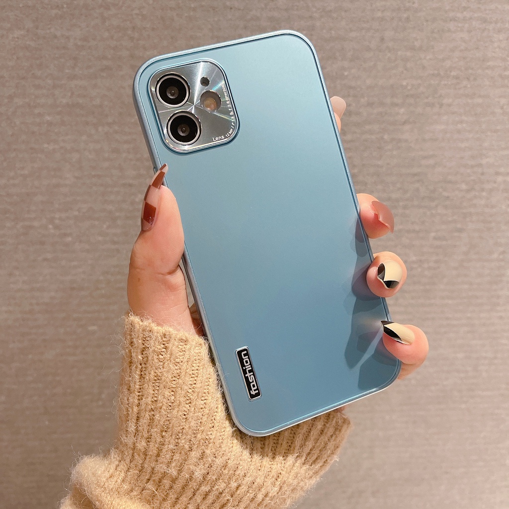 Ốp Điện Thoại Kim Loại Bảo Vệ Ống Kính Máy Ảnh Cho for iPhone11Pro 11Promax 12Pro 12Promax