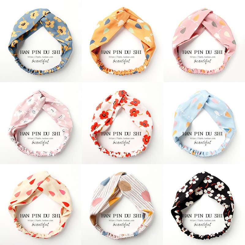 Băng đô rửa mặt thiết kế đơn giản cho nữ