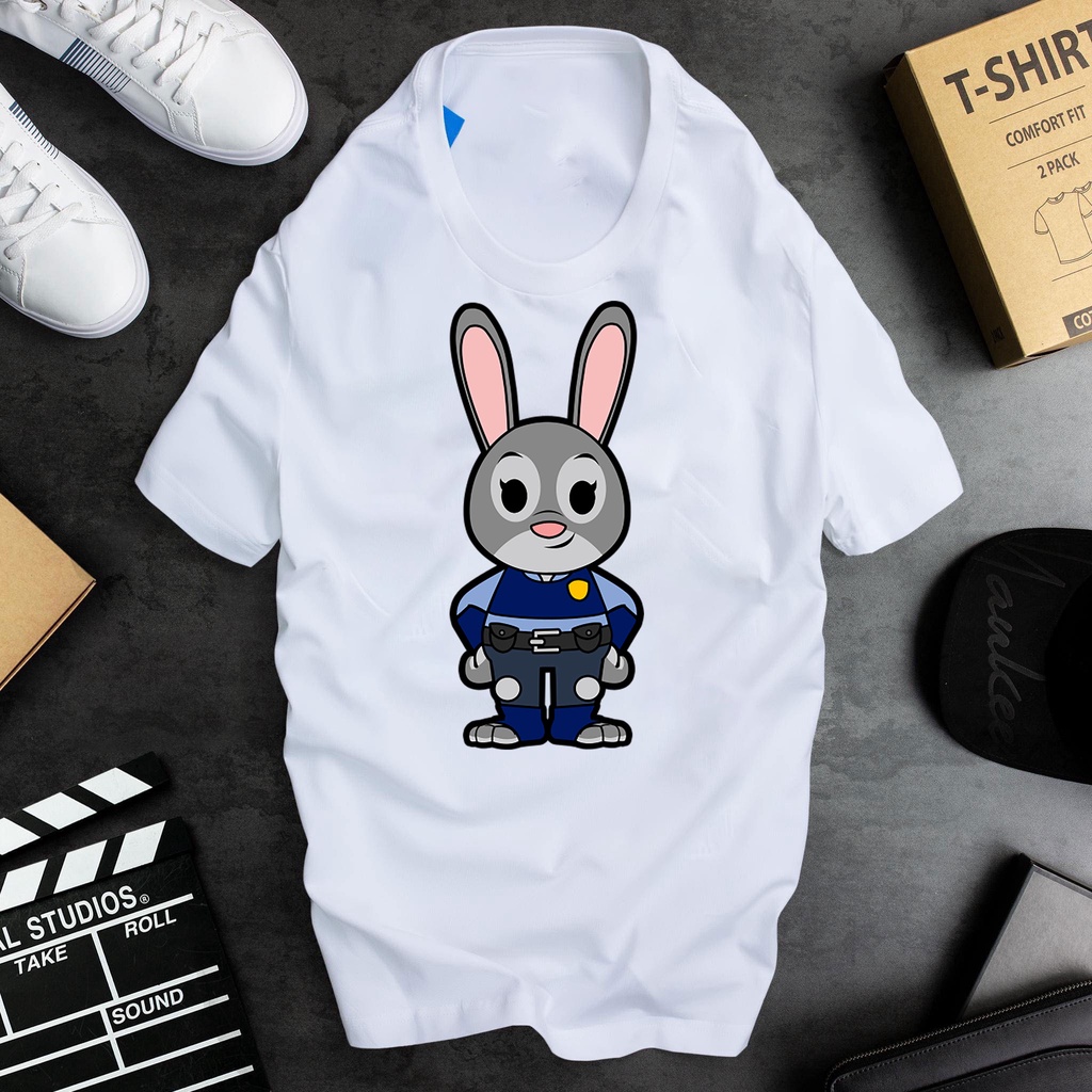ÁO THUN CỔ TRÒN PHI VỤ ĐỘNG TRỜI - Zootopia IN HÌNH HOẠT HÌNH CỰC ĐẸP SALE CỰC SHOCK TEAM BUILDING - 0111