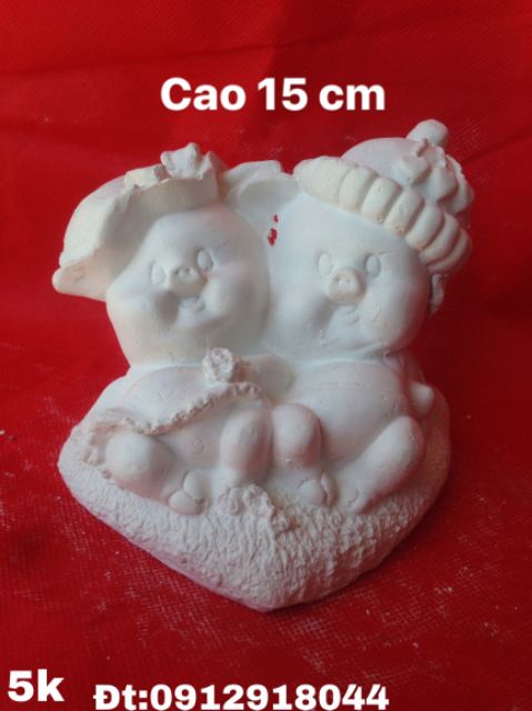 Tượng tô màu cao:15 cm giá5000