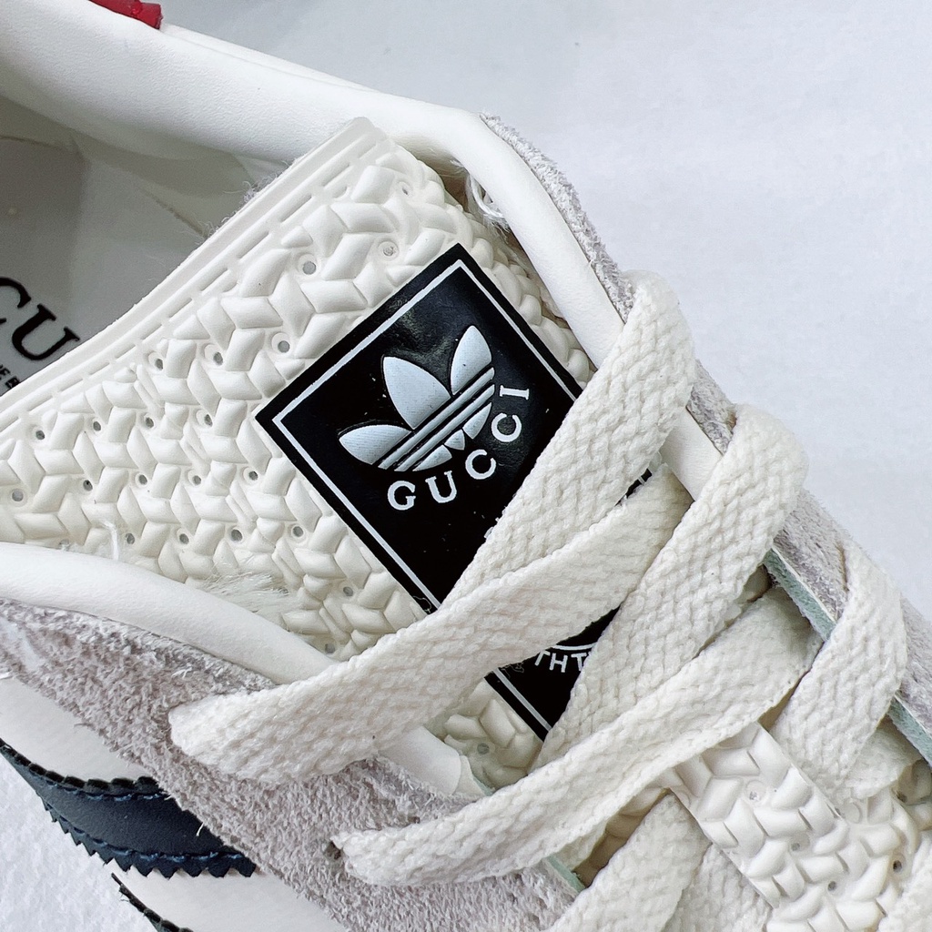 Giày Thể Thao Nam Ngô Thắng GC x AD Originals Gazelle Kem Đen Đỏ