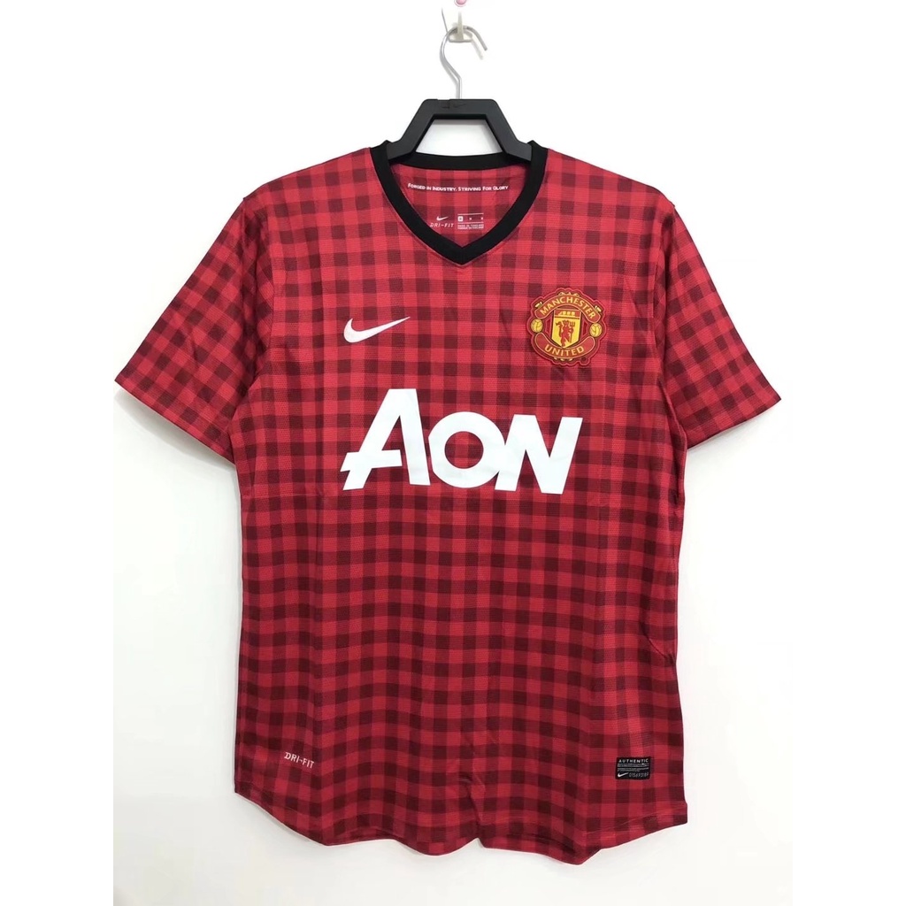 Bộ Đồ Đồng Phục Bóng Đá Đội Nhà Manchester United Size s-2xl 12-13