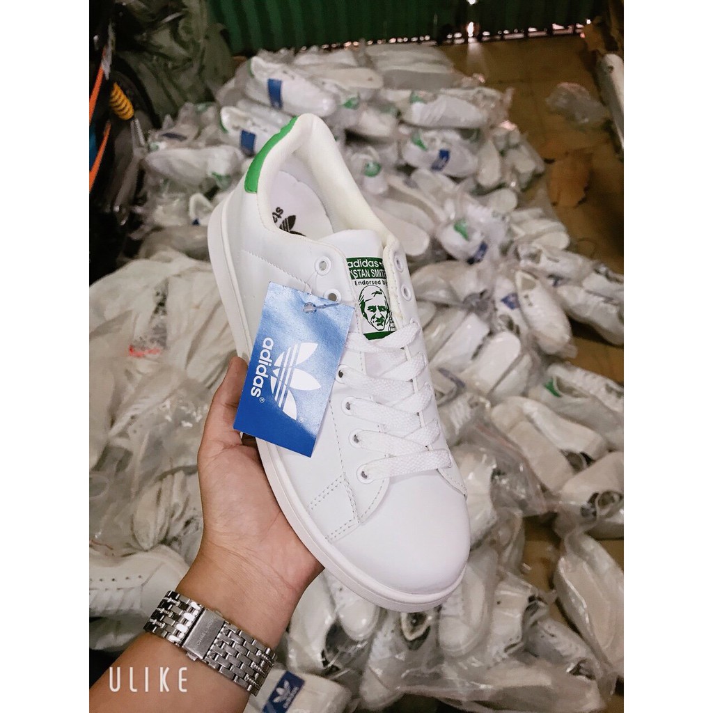 [TẶNG CHAI TẨY TRẮNG + TẶNG HỘP] GIÀY THỂ THAO NAM NỮ COUPLE STAN SMITH LƯỠI GÀ DÀY ẢNH THẬT TỰ CHỤP - HÀNG CHUẨN VNXK