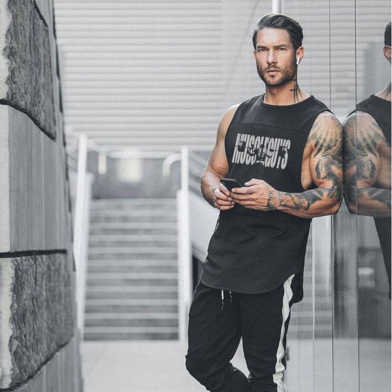 Áo Ba Lỗ Lưới Mùa Hè Cho Nam In Hình Bóng Đá 3 Màu Size M-XXL