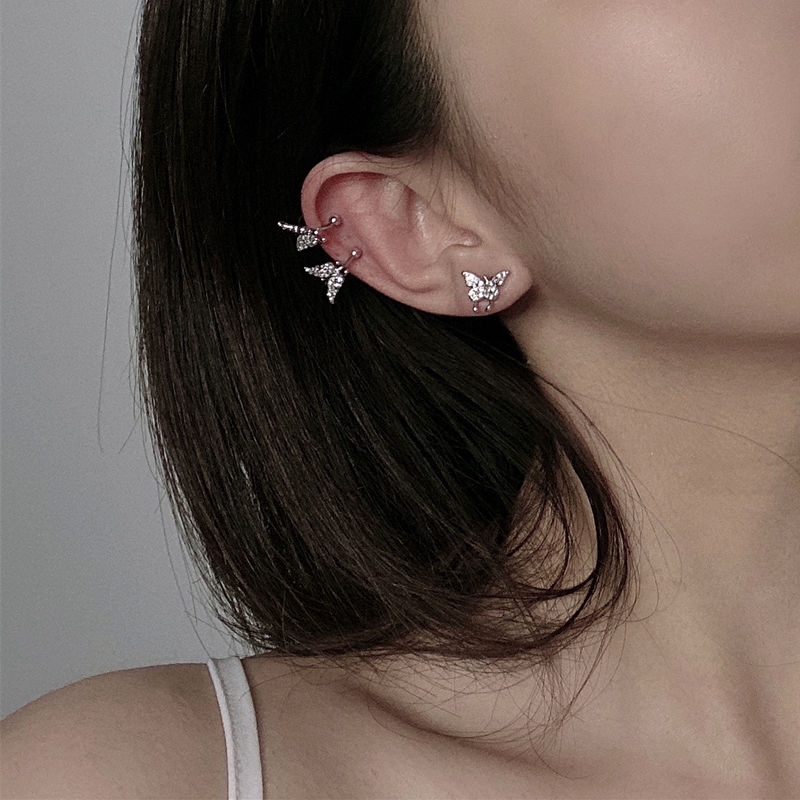 Đôi khuyên tai hình bươm bướm phong cách thời trang xinh xắn cho phái nữ