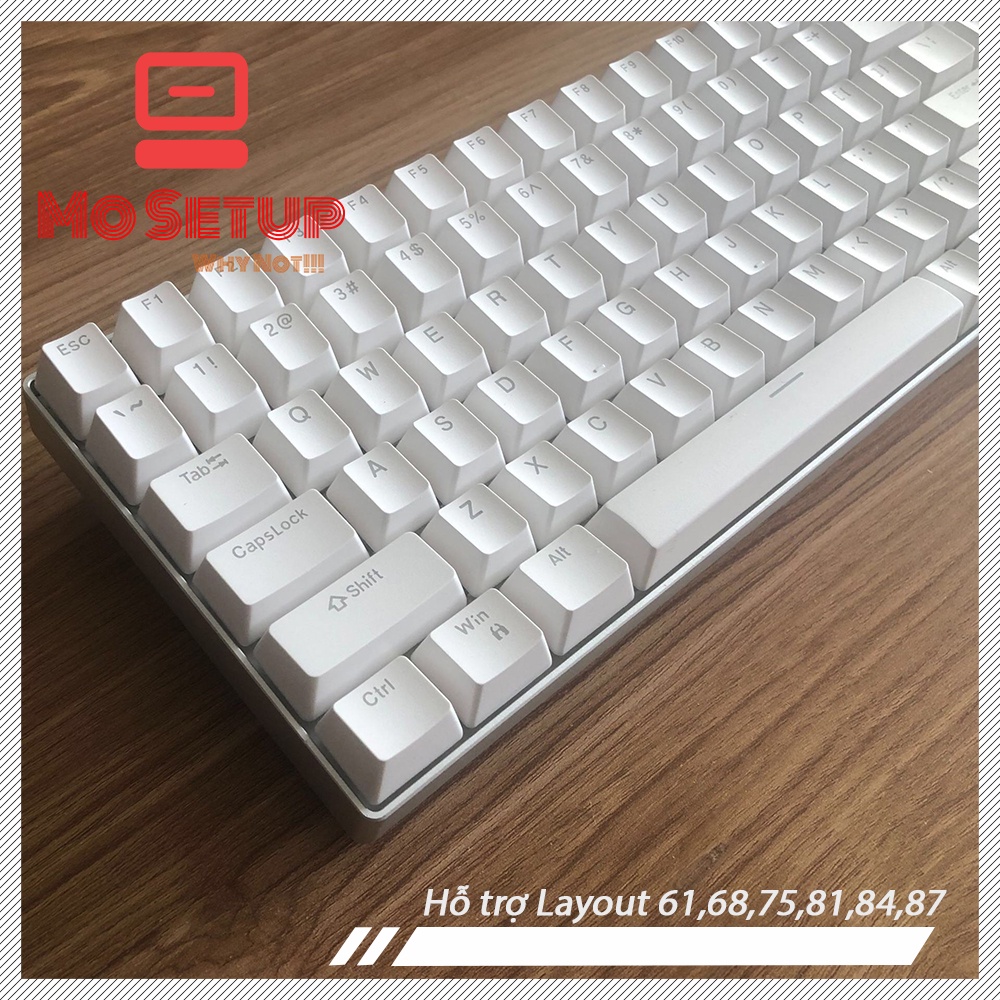 Bộ nút bàn phím cơ xuyên led - Keycap xuyên led dành cho bộ 61,68,75,81,84,87 phím