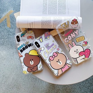 Ốp lưng iphone M572 Cony Choco Brown Cool